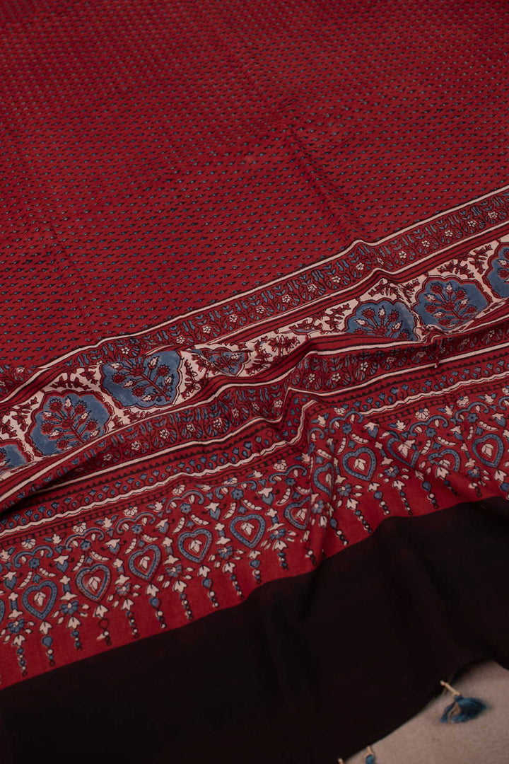 Block Printed Cotton Dupattas - Matkatus 