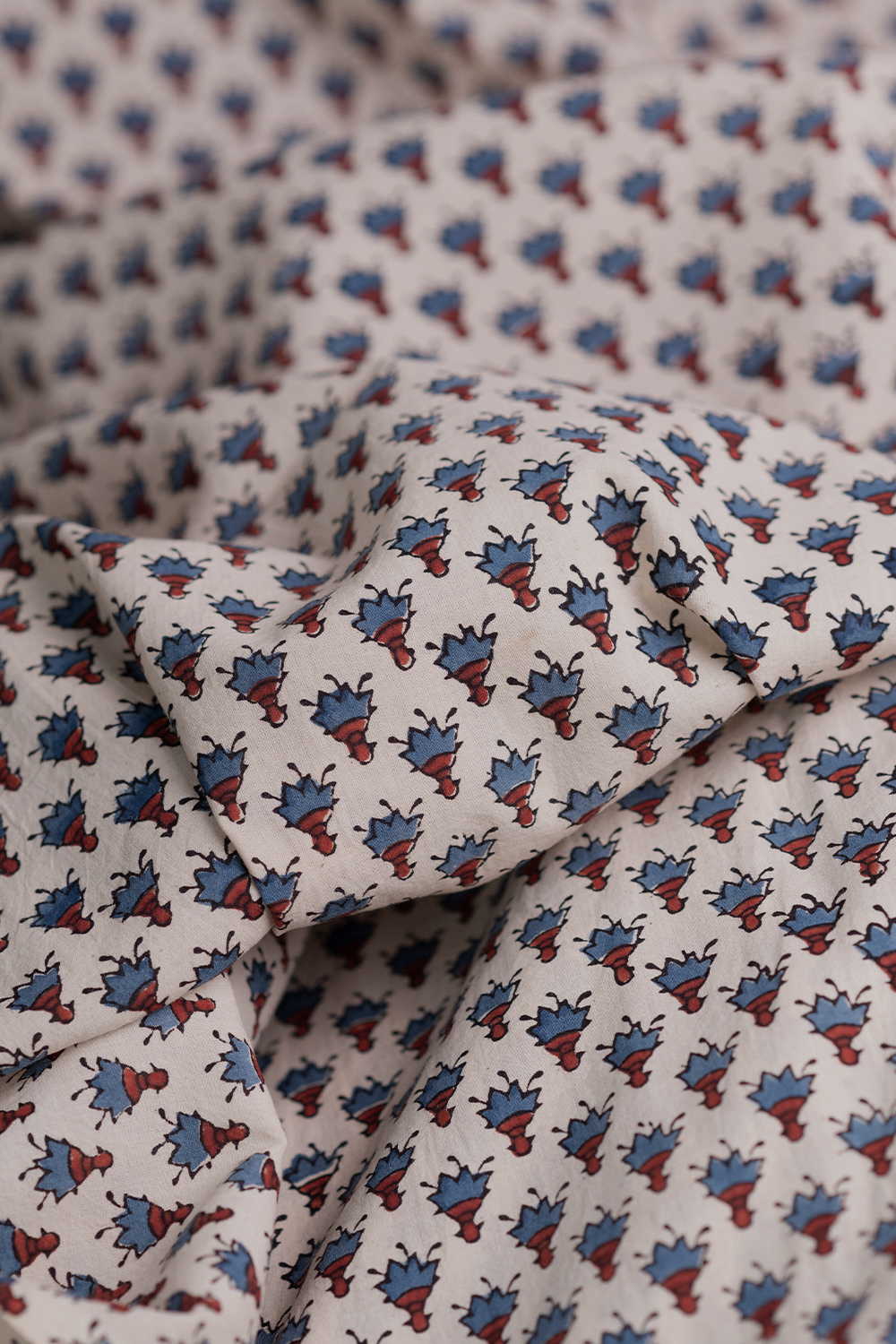 Block Printed Fabric- Matkatus 