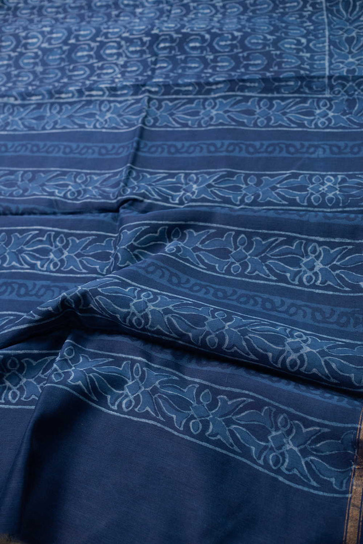 Printed Silk Cotton Saree - Matkatus 