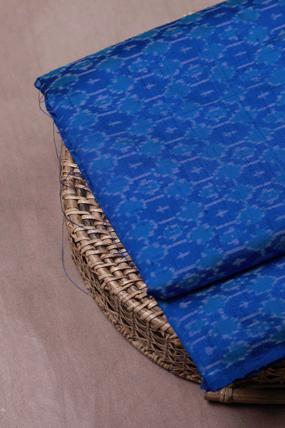 Ikat silk & Silk Cotton Fabric - Matkatus 