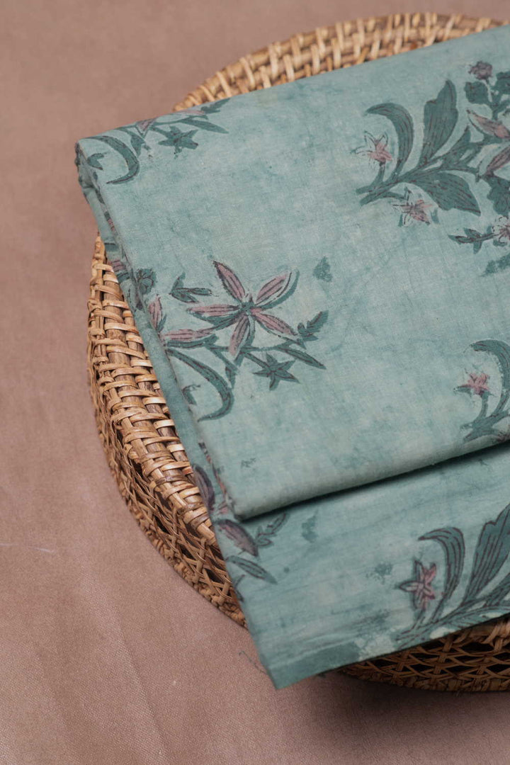 Block Printed Cotton Fabric - Matkatus 