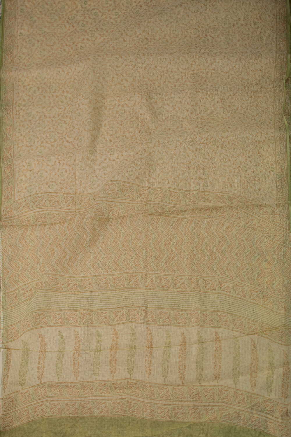 Block Printed Cotton Saree - Matkatus 