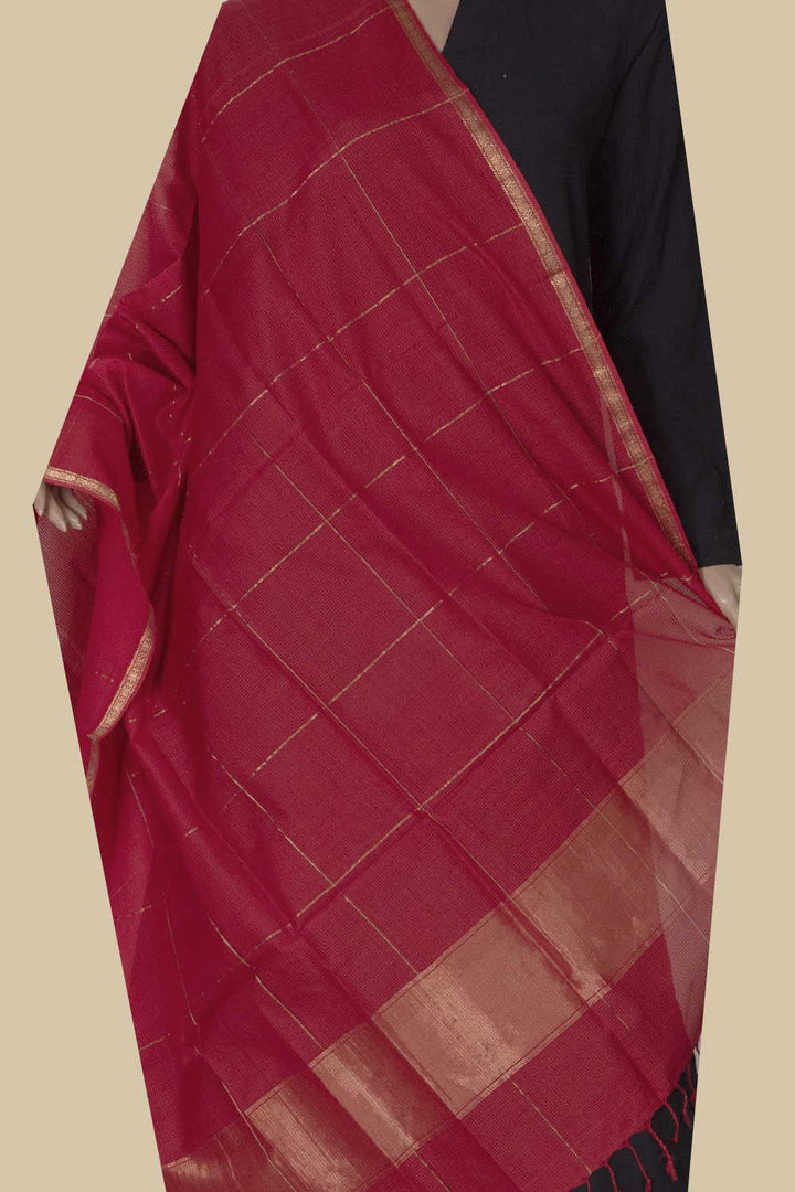 Silk Cotton Dupattas - Matkatus 