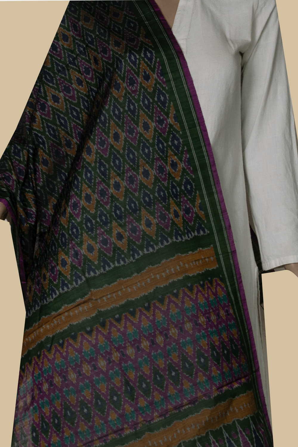 Silk Cotton Stole - Matkatus