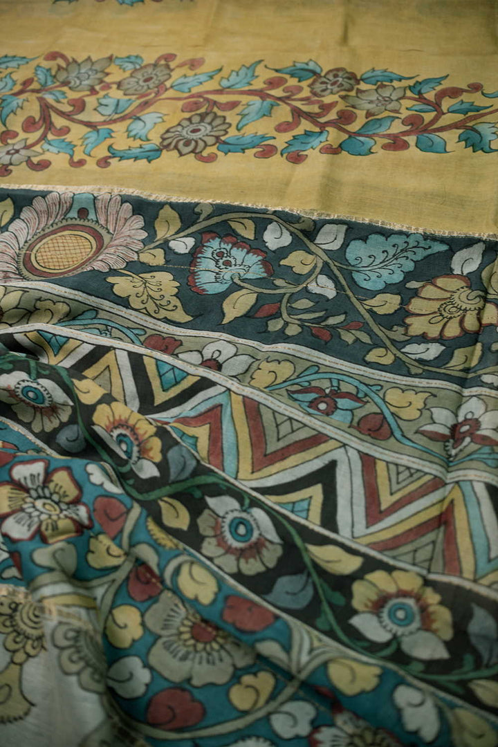 Pen Kalamkari Sarees - Matkatus 