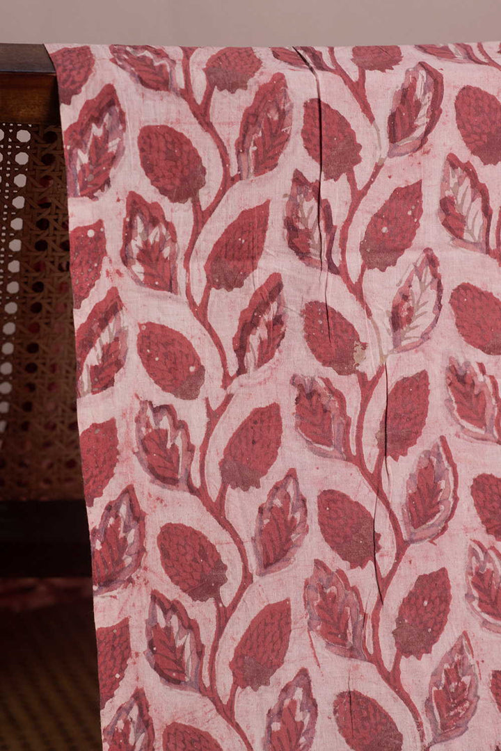 Block Printed Cotton Fabric - Matkatus 