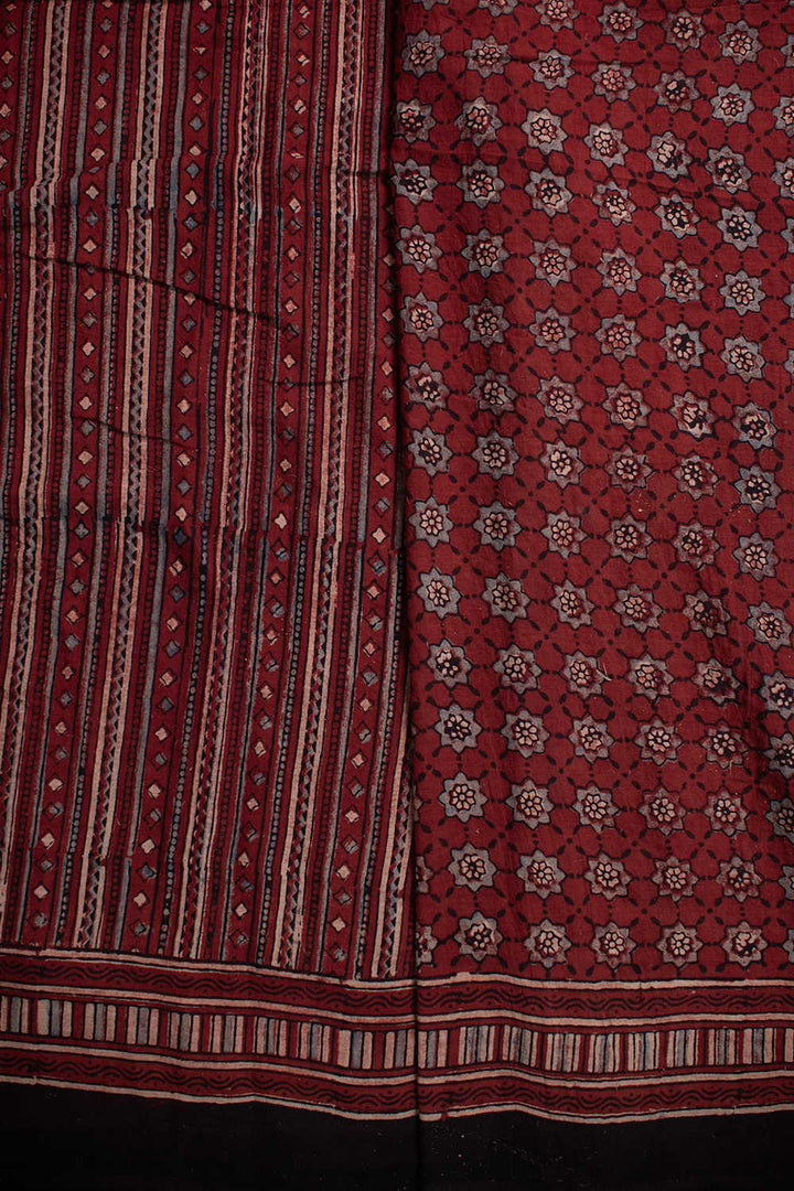 Block Printed Cotton Sarees - Matkatus 