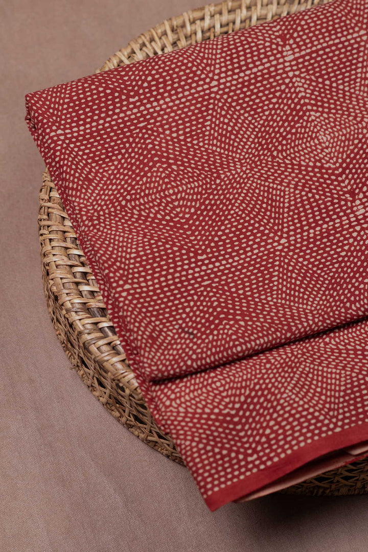 Ajrak Cotton Fabric - Matkatus 