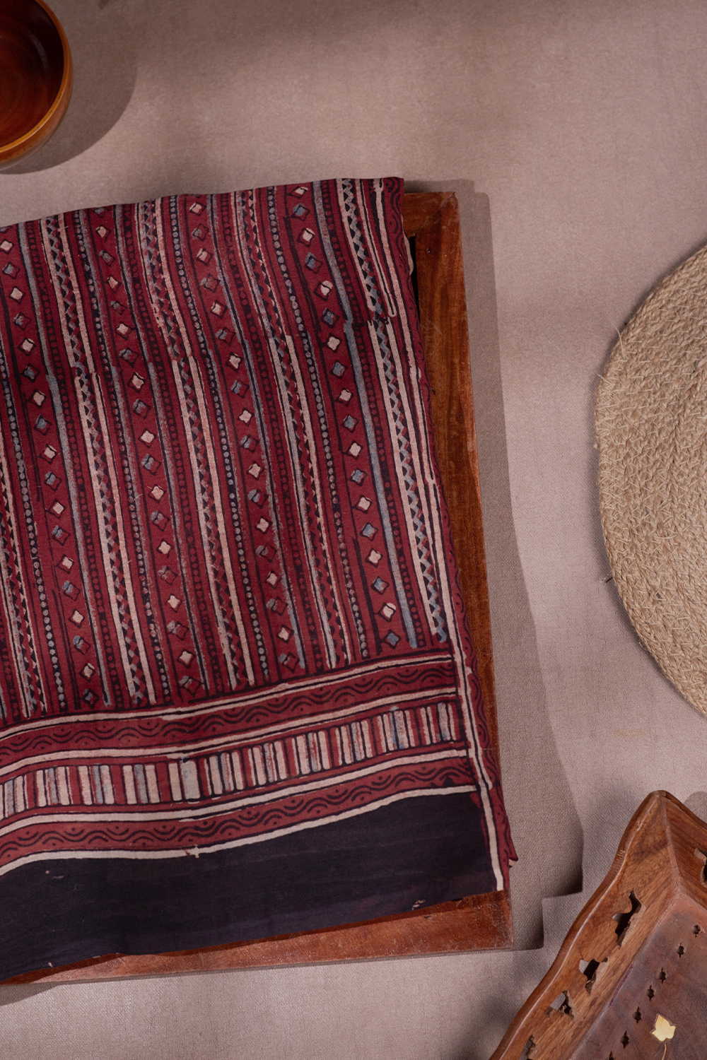 Block Printed Cotton Sarees - Matkatus 