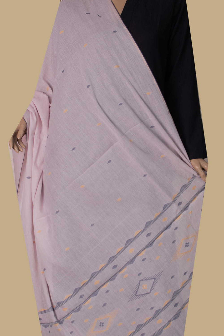 Jamdani Cotton Dupatta - Matkatus