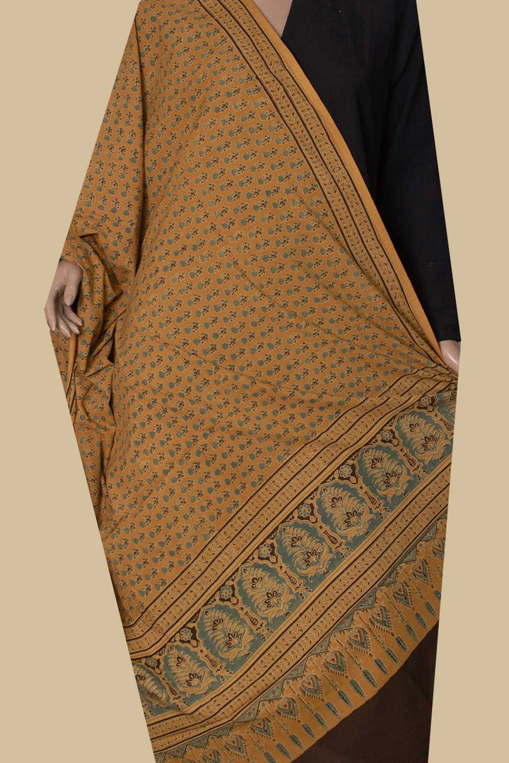 Ajrak Cotton Dupatta - Matkatus 