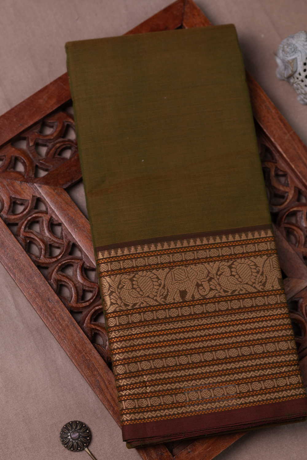 Kanchi Cotton Saree - Matkatus 