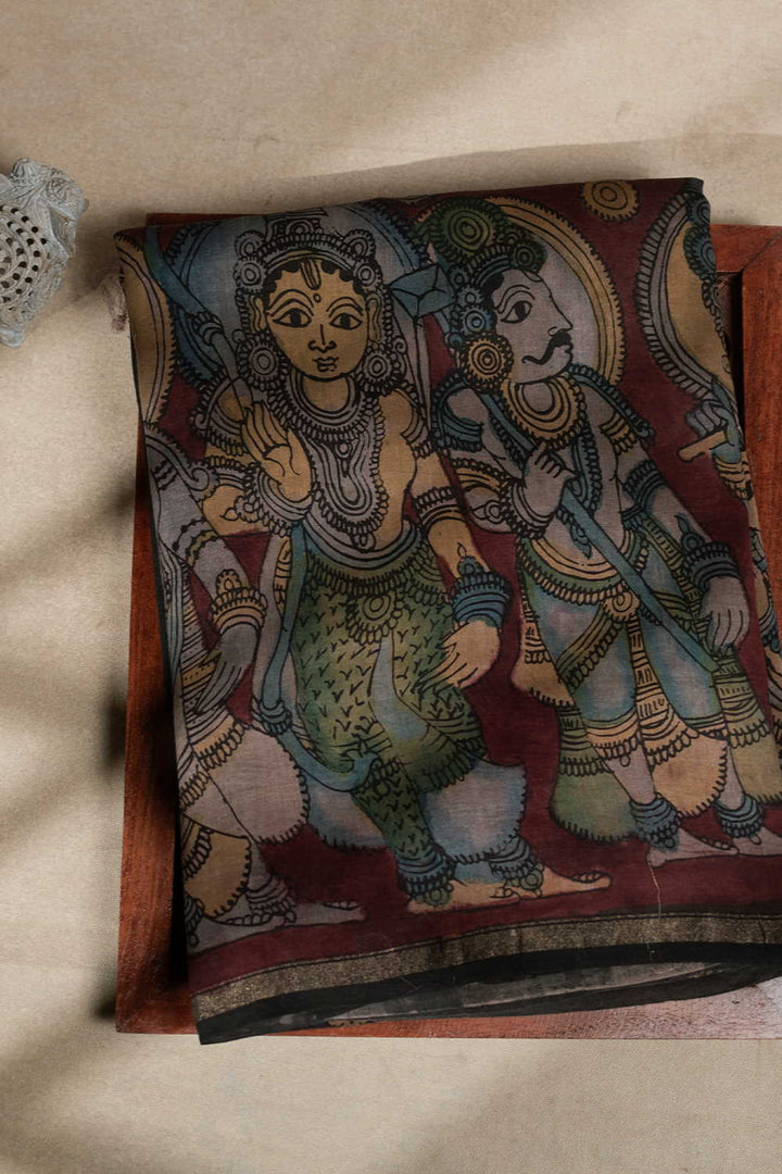 Hand Painted Sarees - Matkatus 