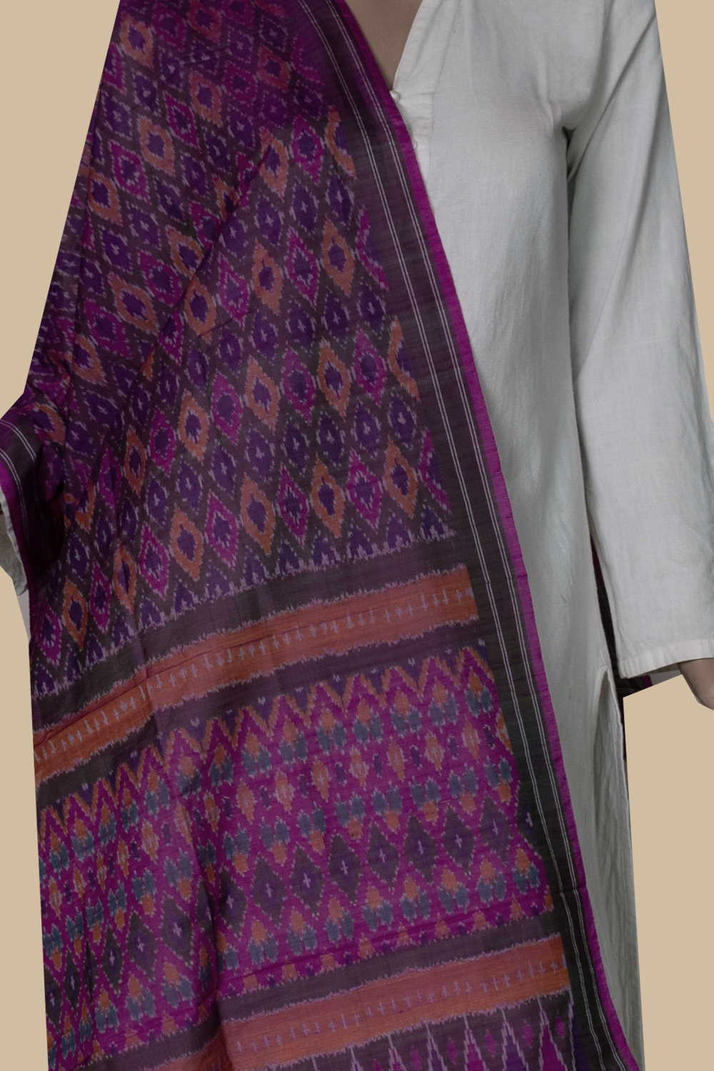 Silk Cotton Stole - Matkatus