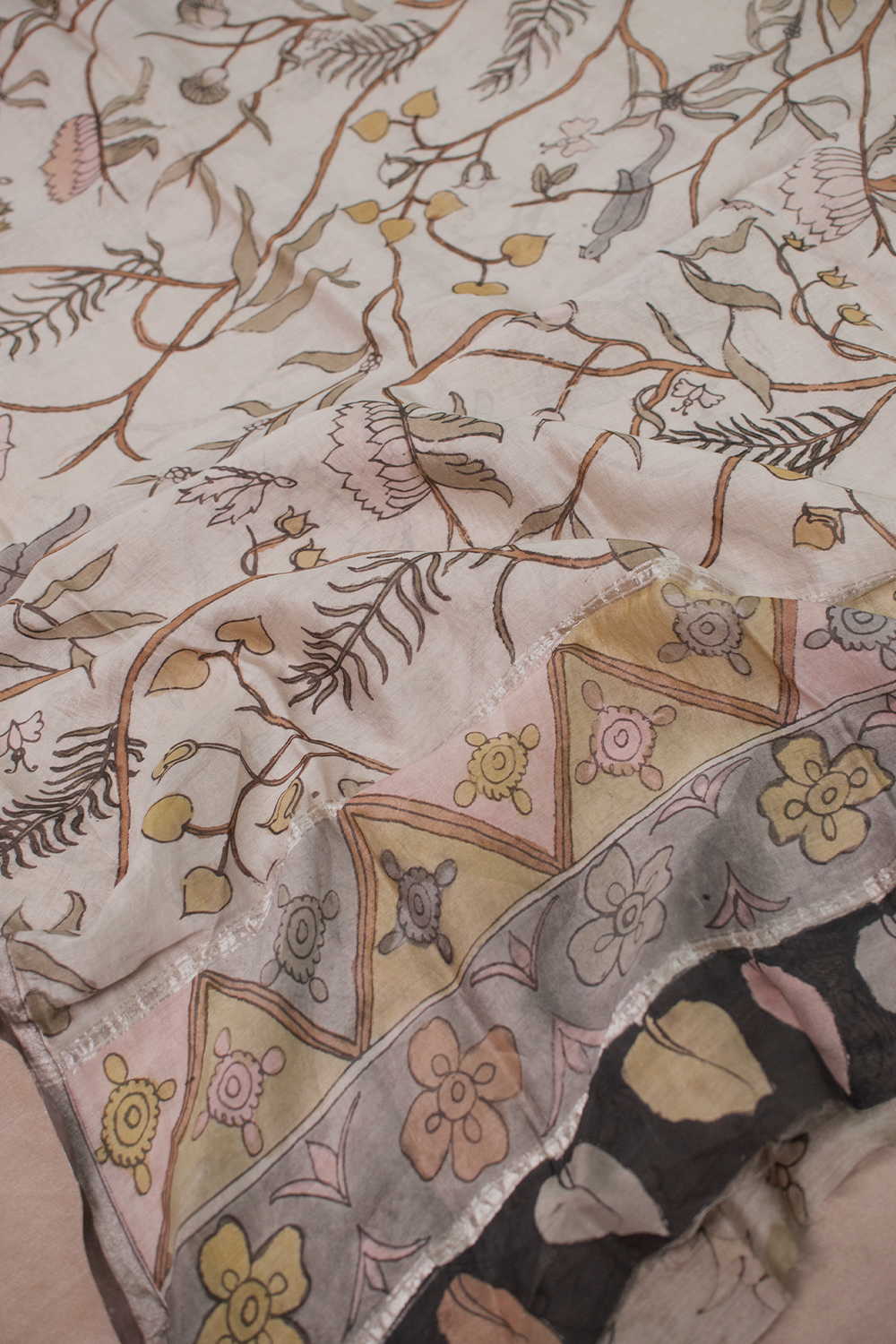 Kalamkari Dupatta - Matkatus 