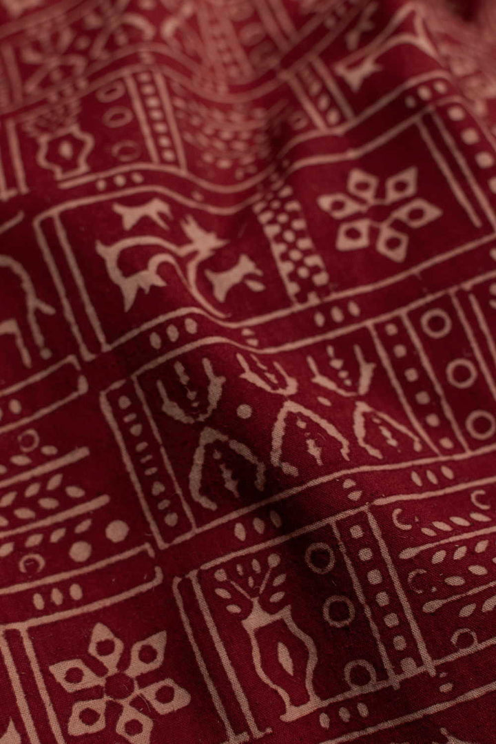 Ajrak Cotton Fabrics-Matkatus