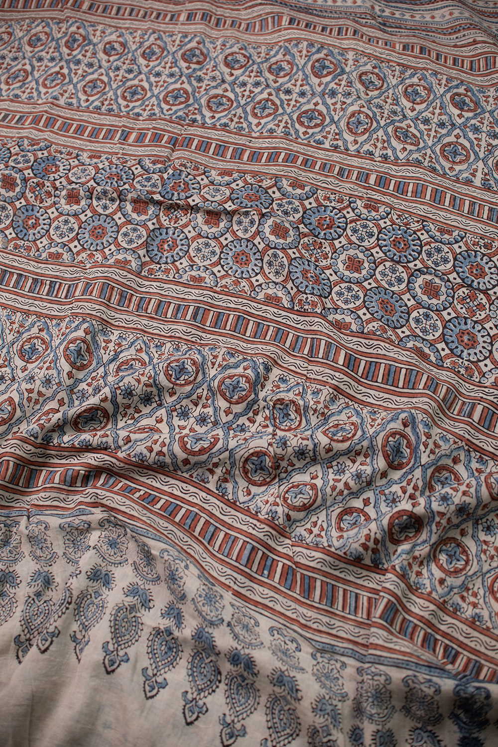 Block Printed Cotton Sarees - Matkatus 