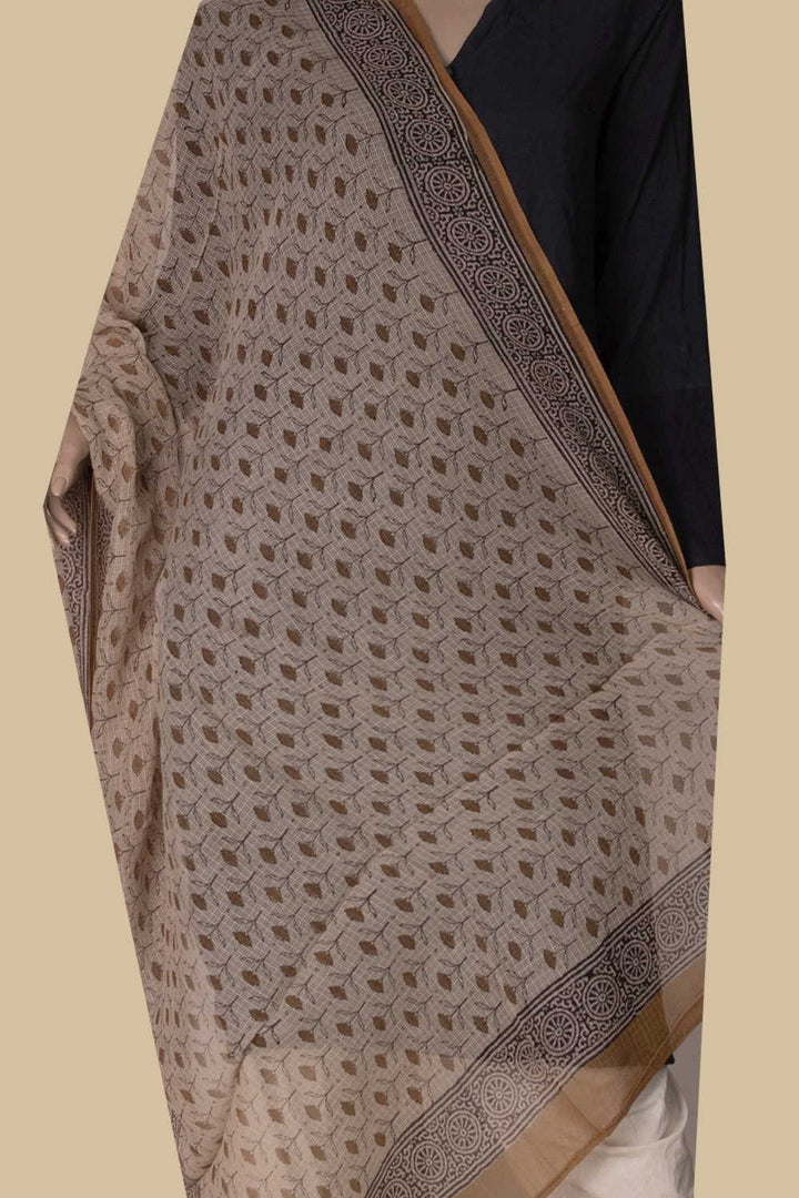 Block Printed Dupatta - Matkatus