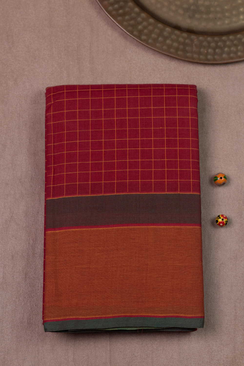 Kanchi Cotton Saree - Matkatus 