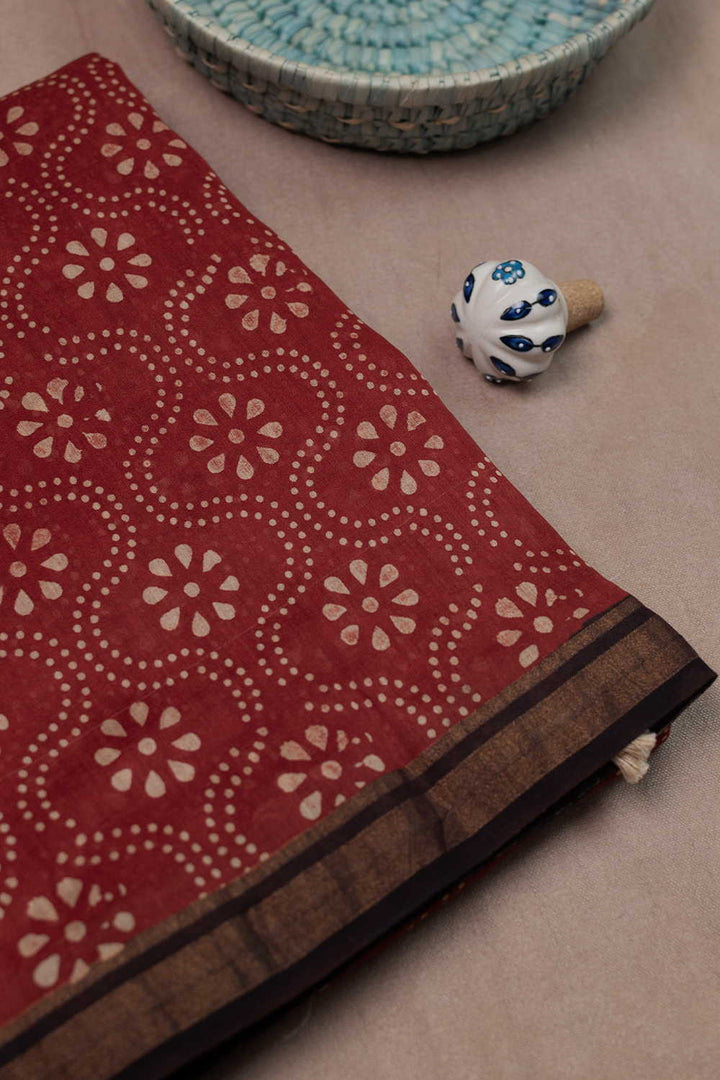 Block Printed Sarees - Matkatus