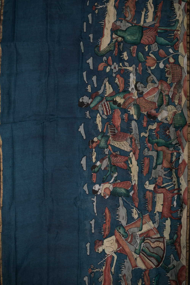 Pen Kalamkari Sarees - Matkatus 