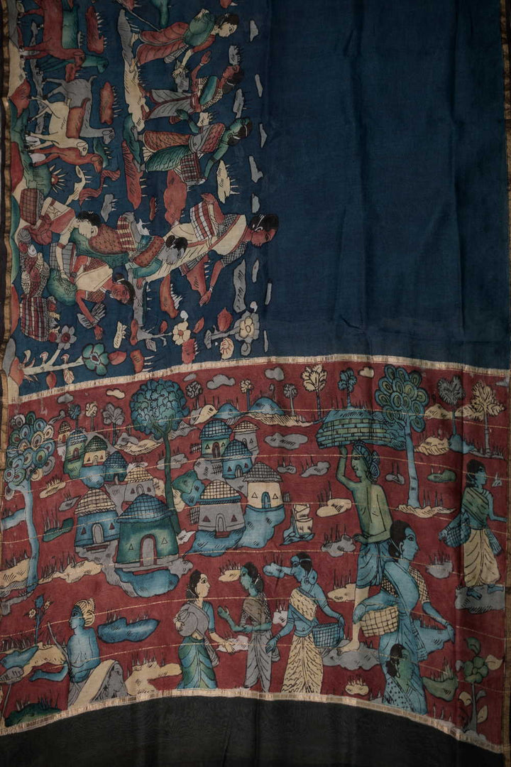 Hand Painted Sarees - Matkatus 
