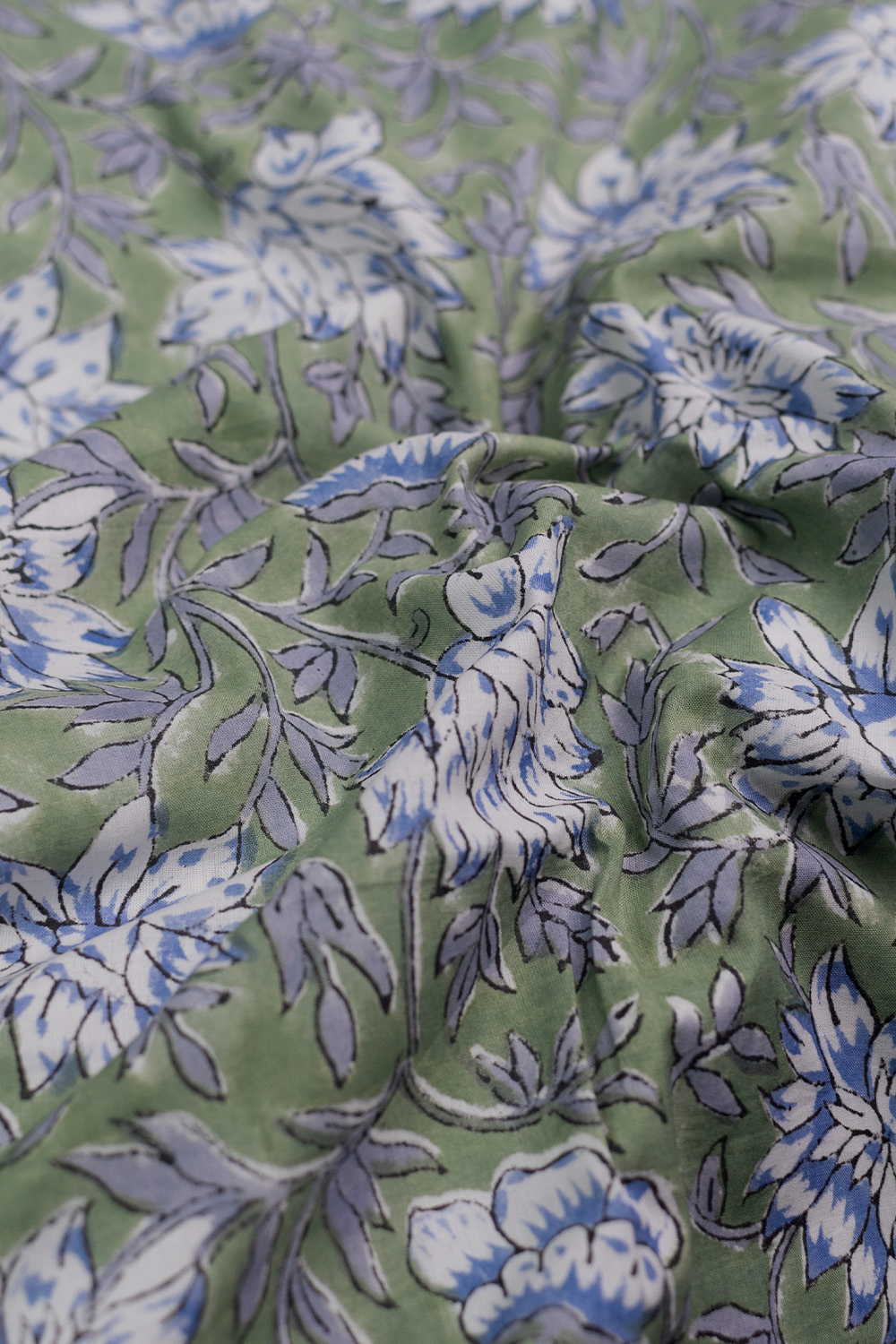 Block Printed Fabric-Matkatus 