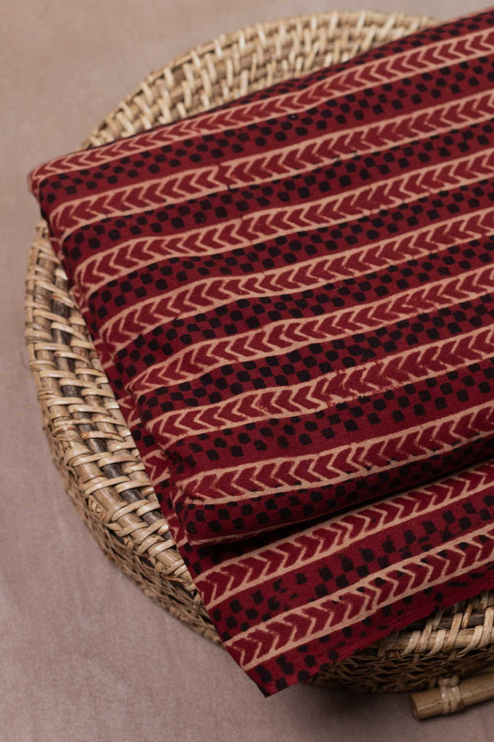 Ajrak Cotton Fabrics-Matkatus