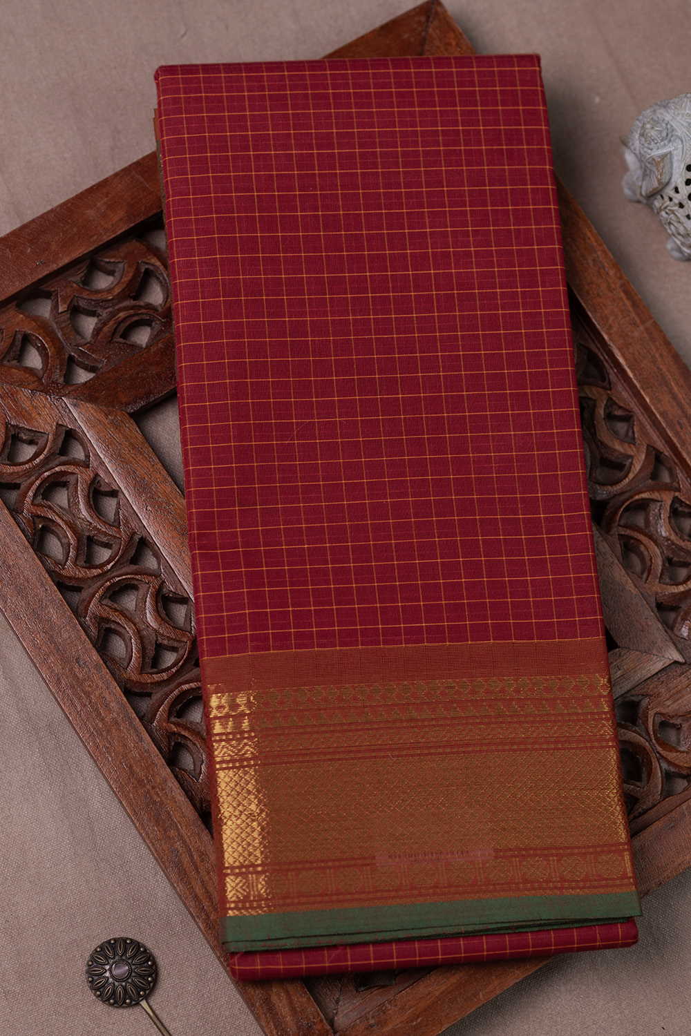 Kanchi Cotton Saree - Matkatus 