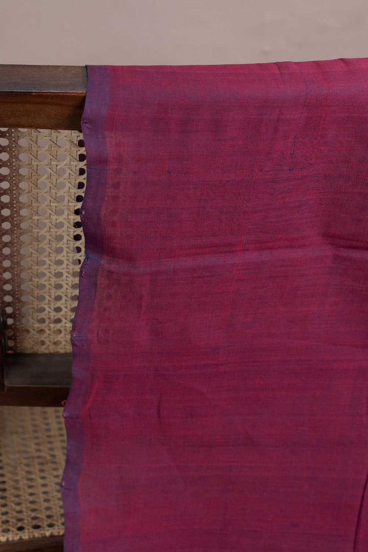 Dual Shaded Purple Mangalagiri Cotton Fabric