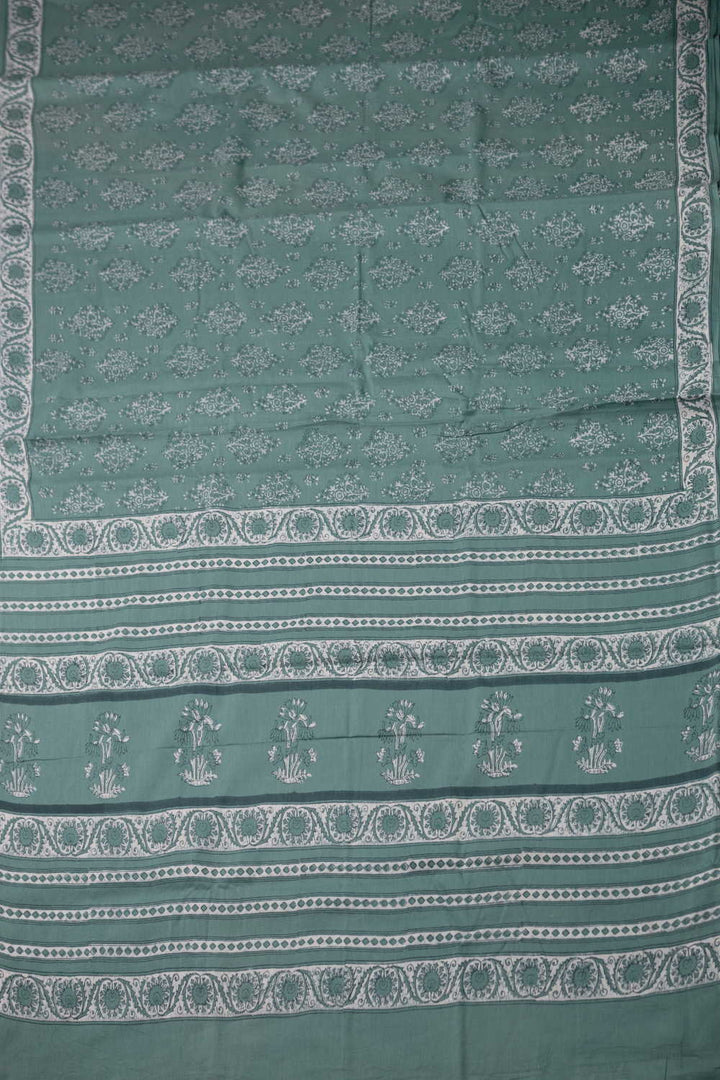 Block Printed Cotton Saree - Matkatus