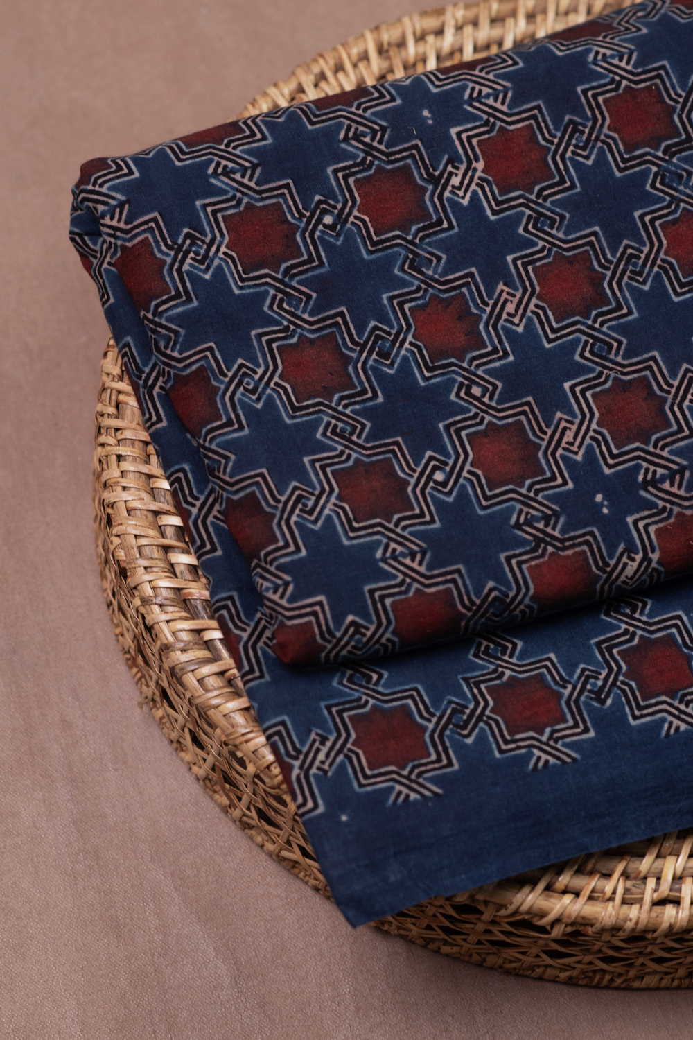 Ajrak Cotton Fabric - Matkatus 