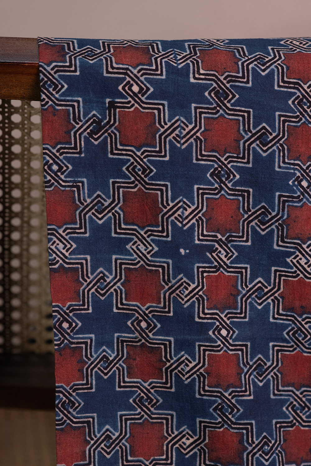 Block Printed Cotton Fabric - Matkatus 