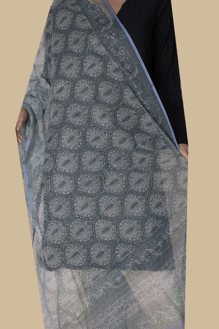 Block Printed Dupatta - Matkatus
