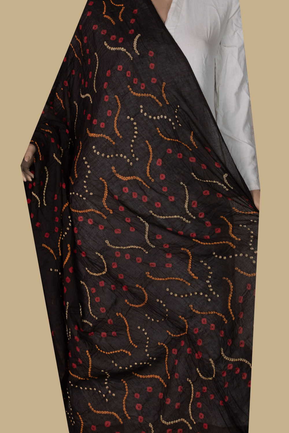 Bandhani Dupatta - Matkatus 