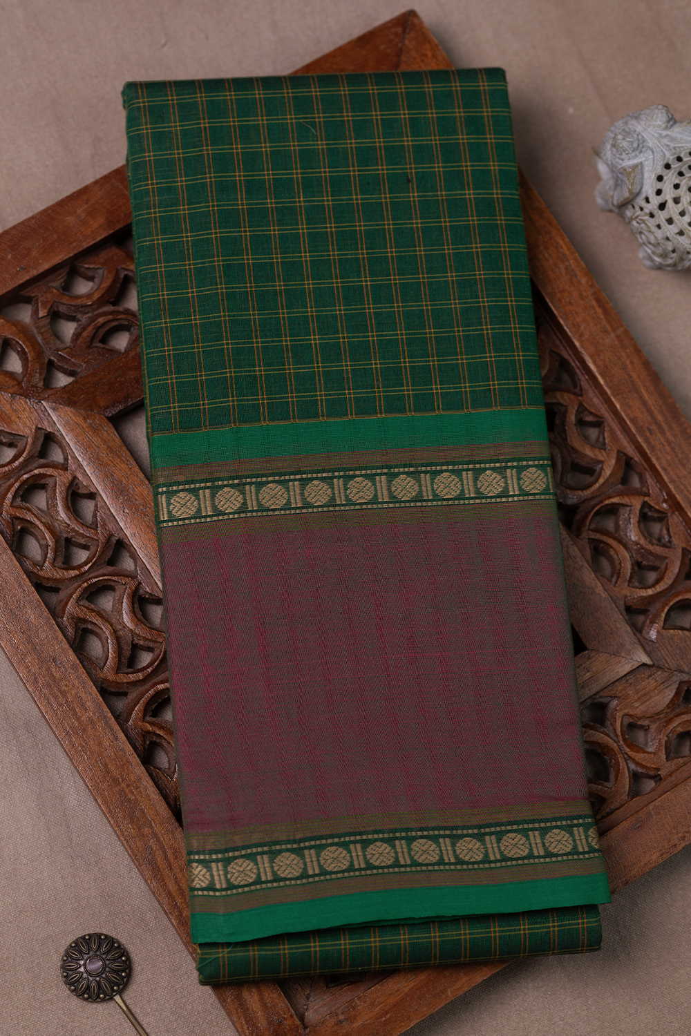 Kanchi Cotton Saree - Matkatus 
