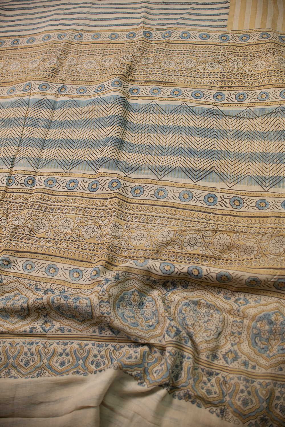 Block Printed Cotton Sarees - Matkatus 