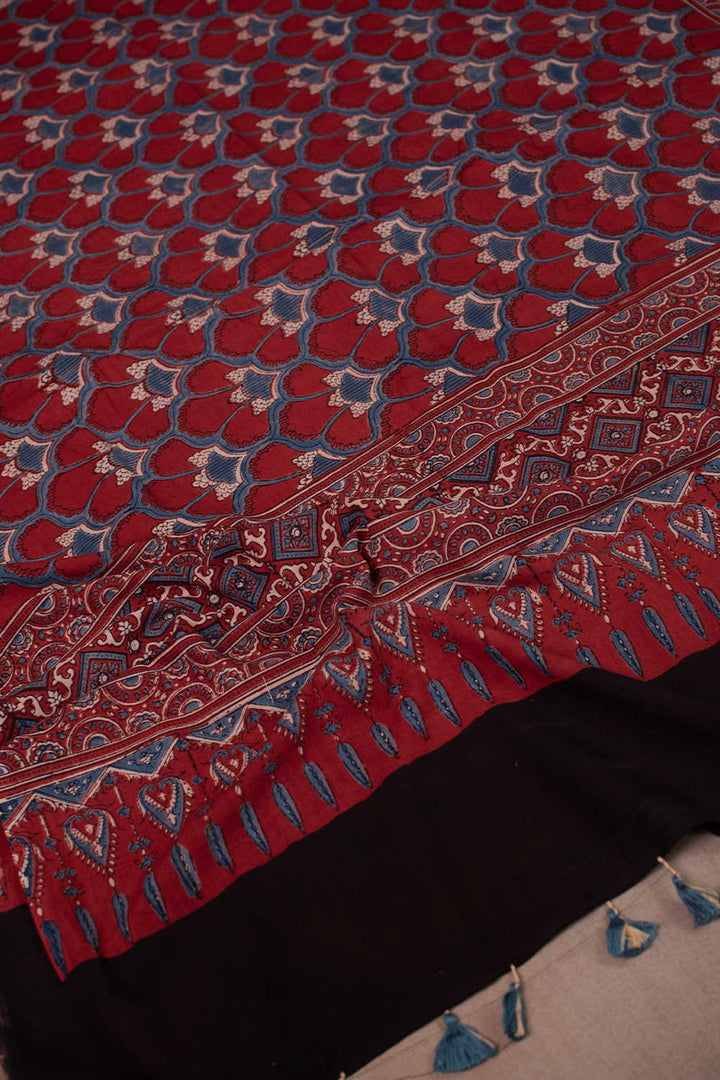 Block Printed Cotton Dupattas - Matkatus 