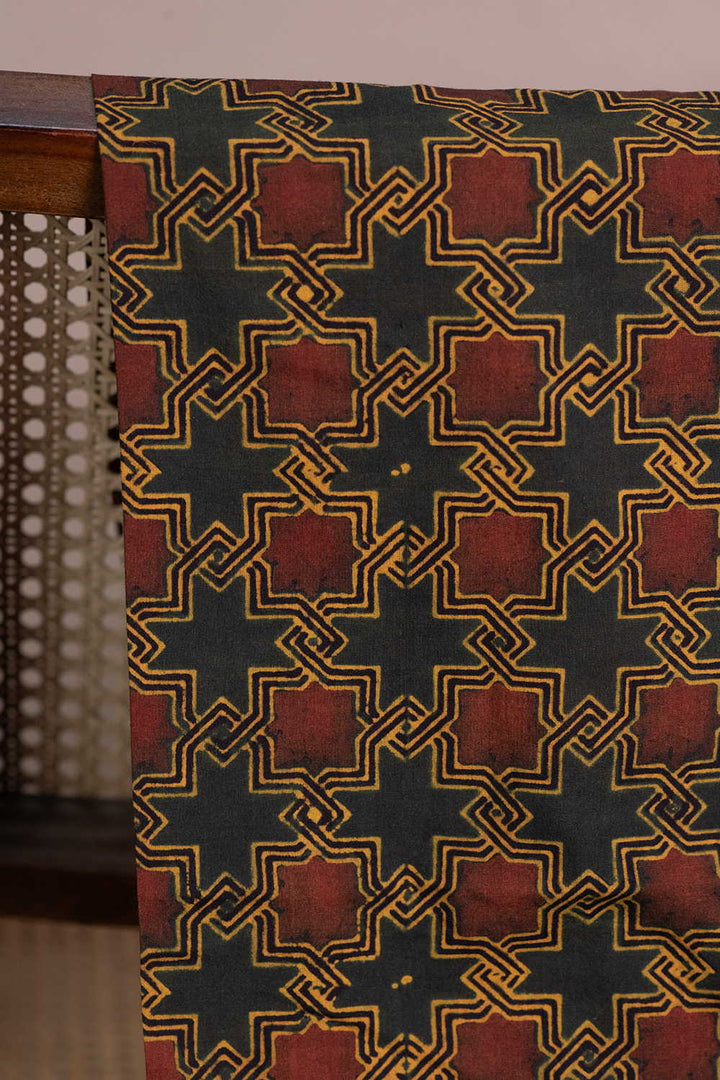Block Printed Cotton Fabric - Matkatus 