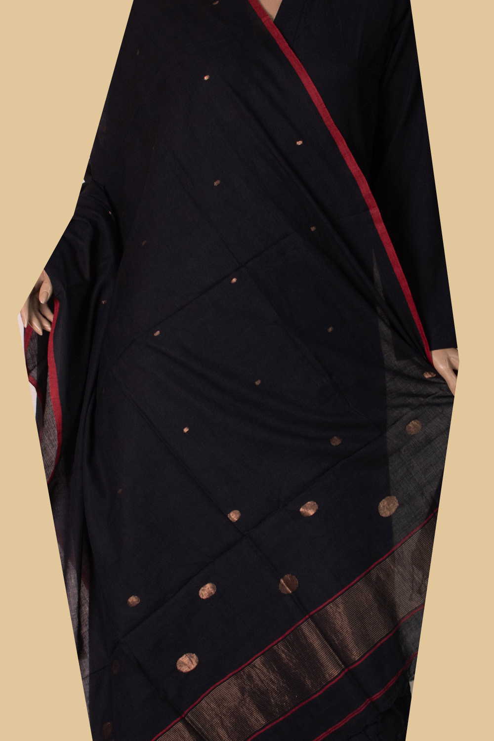 Jamdani Cotton Dupatta - Matkatus