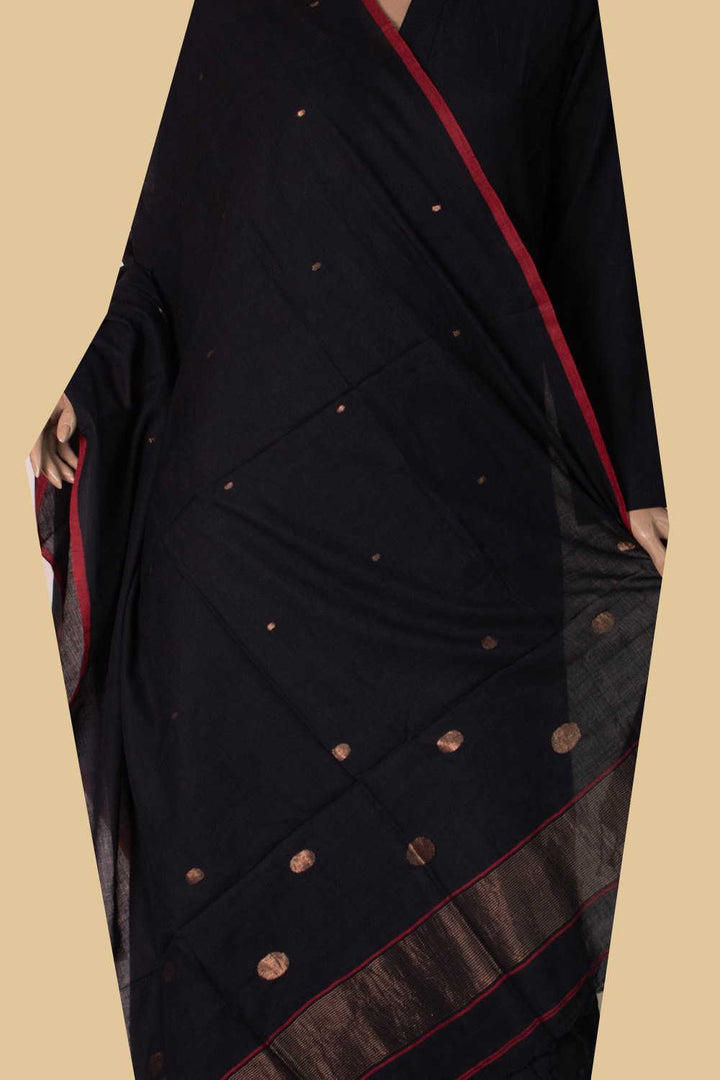 Jamdani Cotton Dupatta - Matkatus