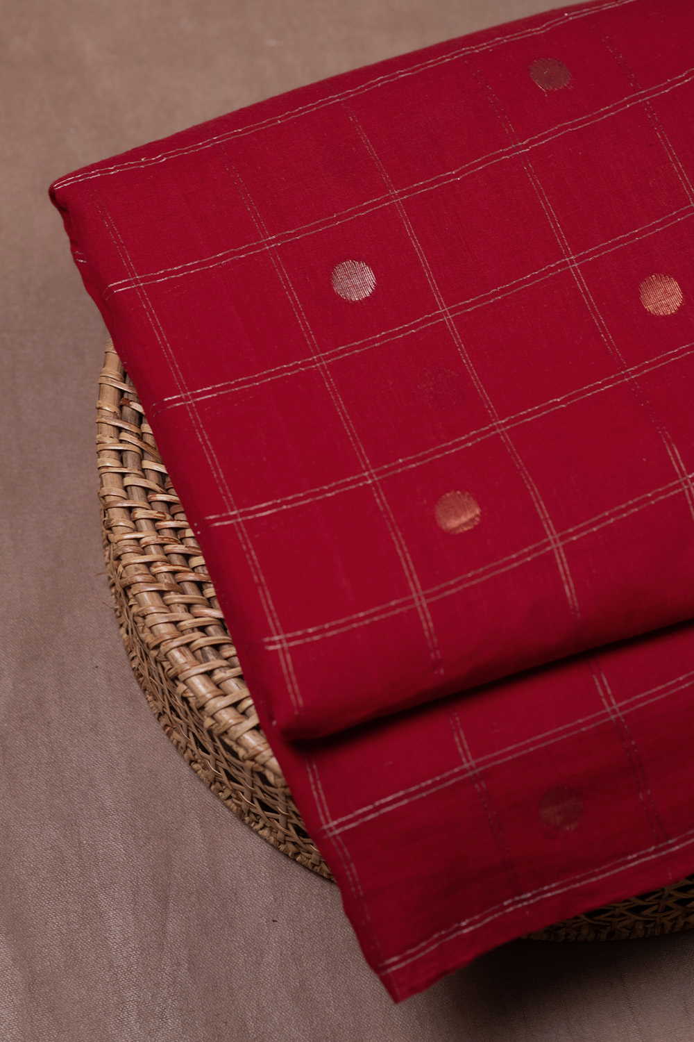 Jamdani Cotton Fabric - Matkatus 