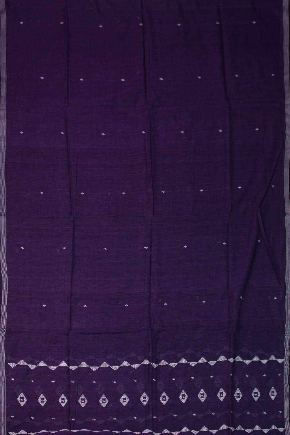Poppy Purple Jamdani Cotton Dupatta