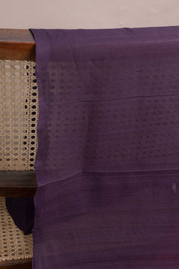Shade of Purple Mangalagiri Cotton Fabric