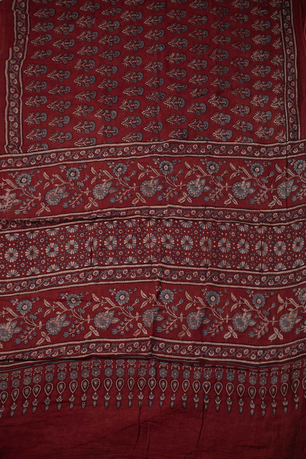 Block Printed Cotton Sarees - Matkatus 