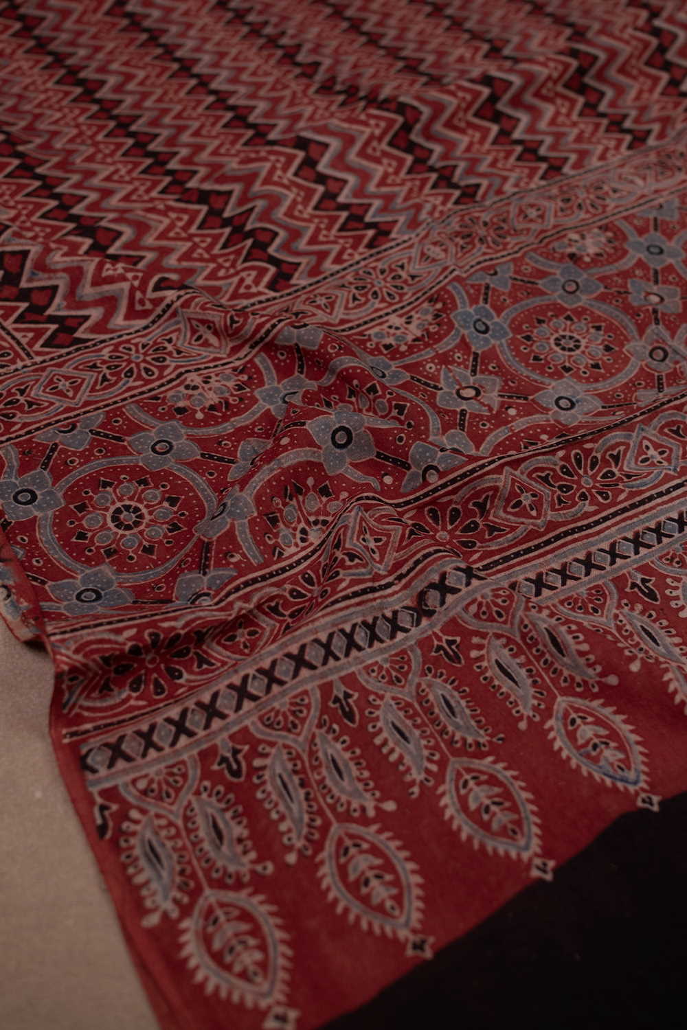 Block Printed Dupattas - Matkatus 