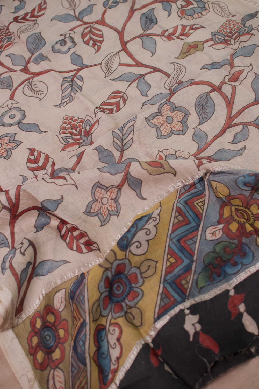 Kalamkari Dupatta - Matkatus 