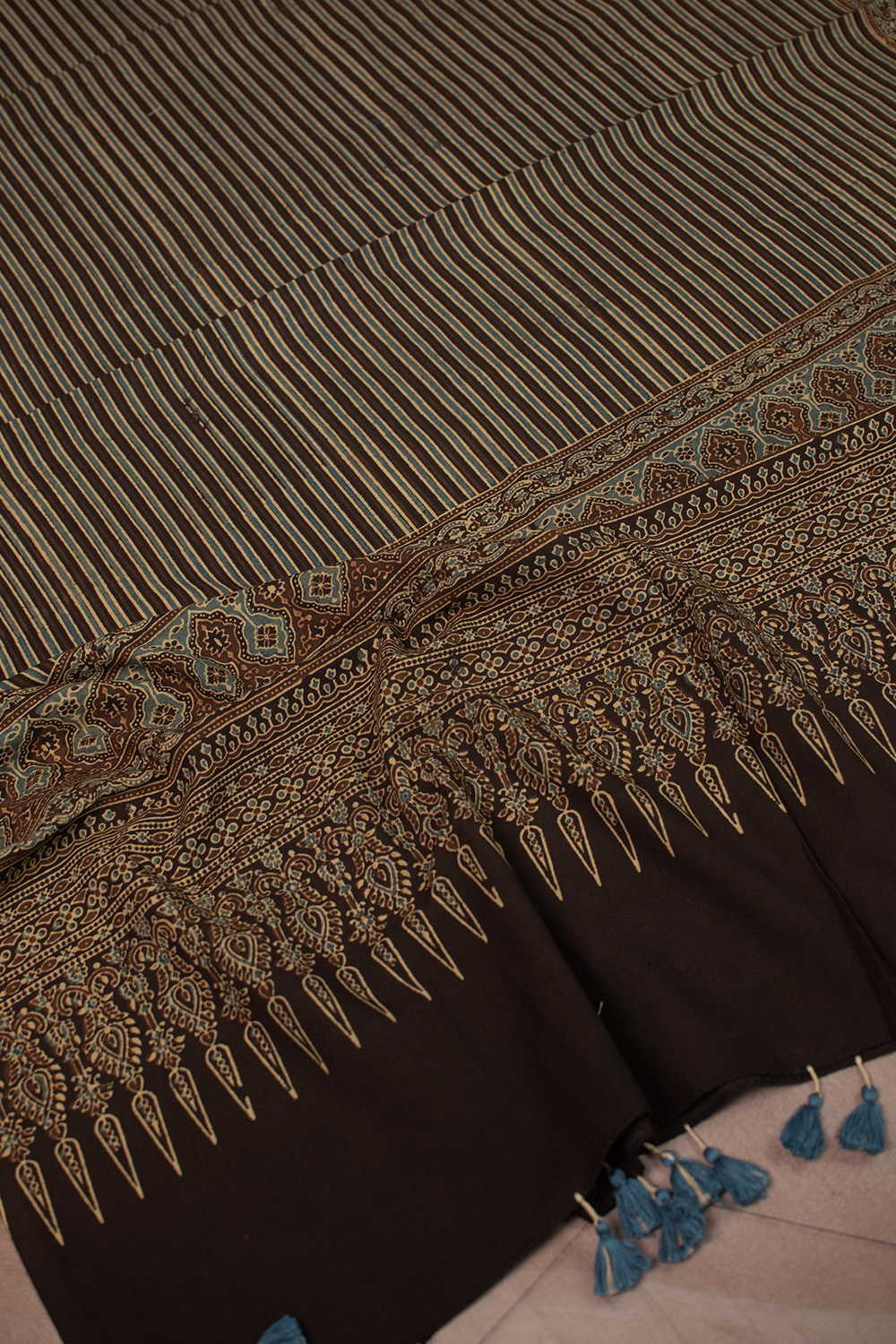 Block Printed Cotton Dupattas - Matkatus 