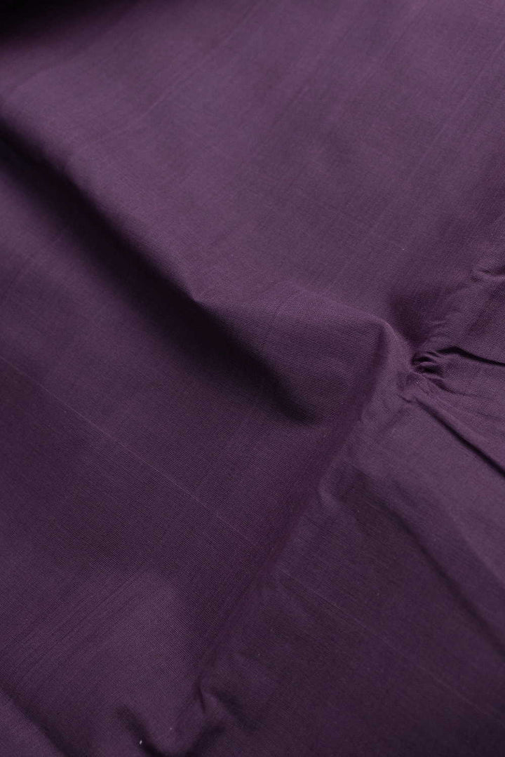 Shade of Purple Mangalagiri Cotton Fabric