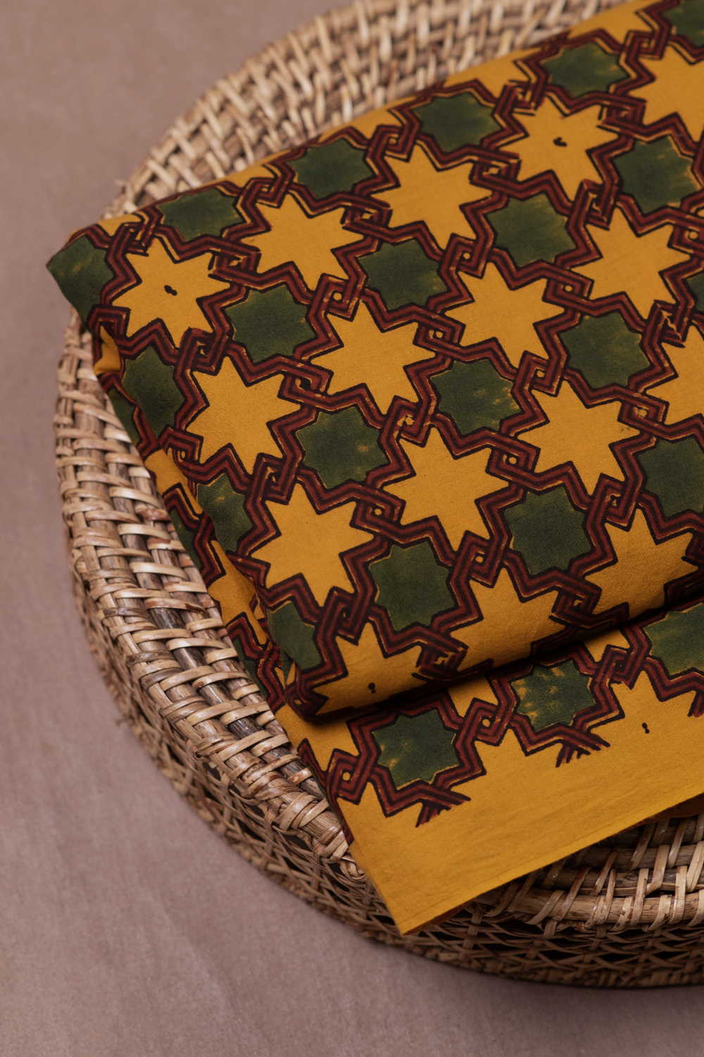 Ajrak Cotton Fabric - Matkatus 